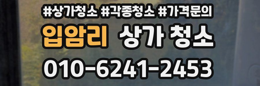 입암리 상가 청소