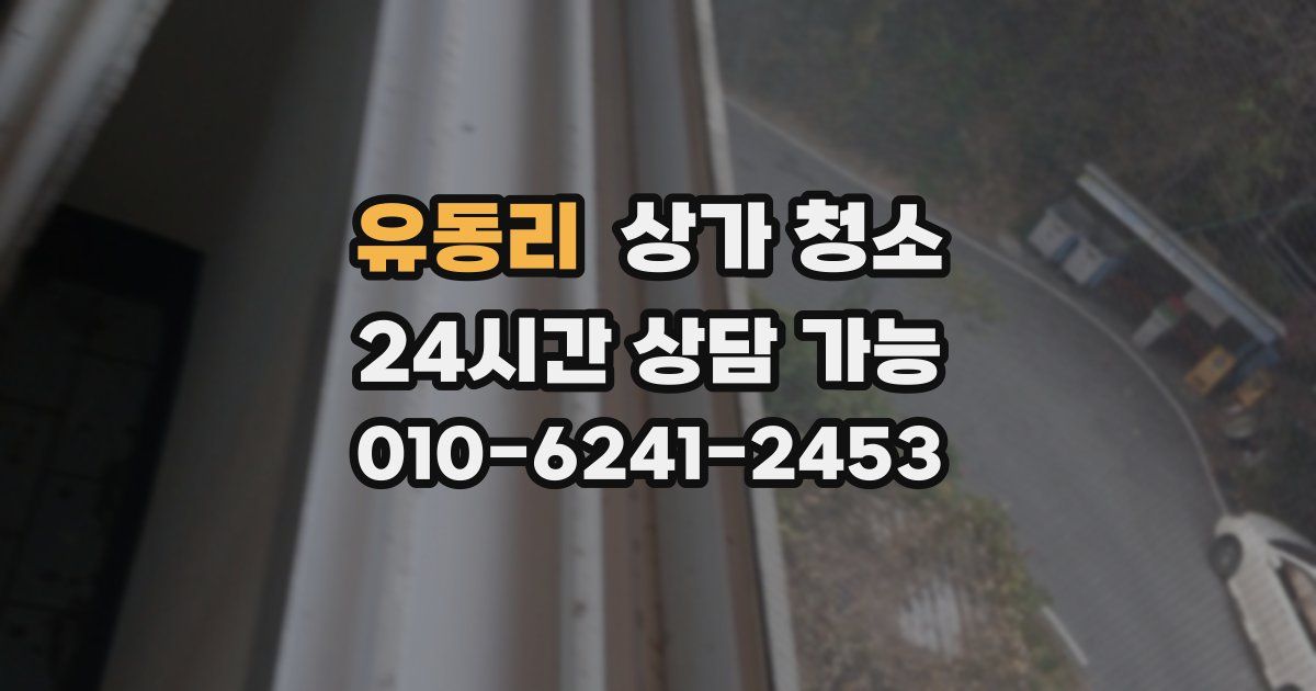 유동리 상가 청소