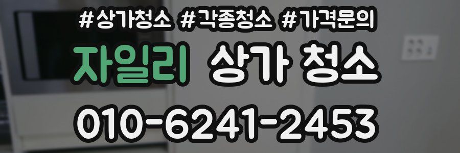 자일리 상가 청소