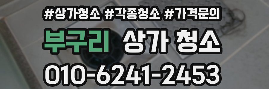 부구리 상가 청소