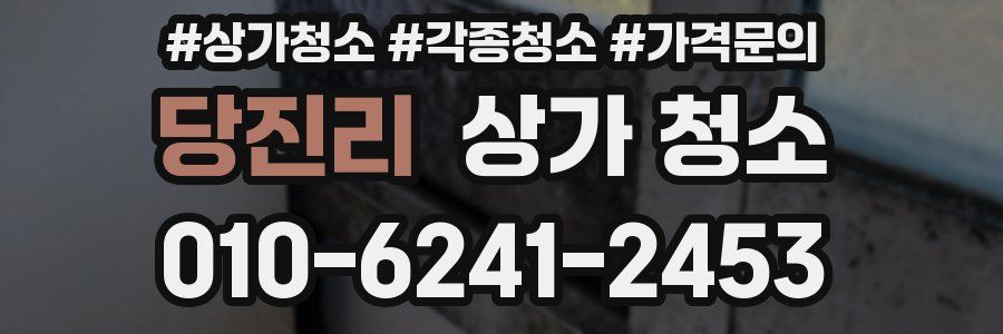 당진리 상가 청소