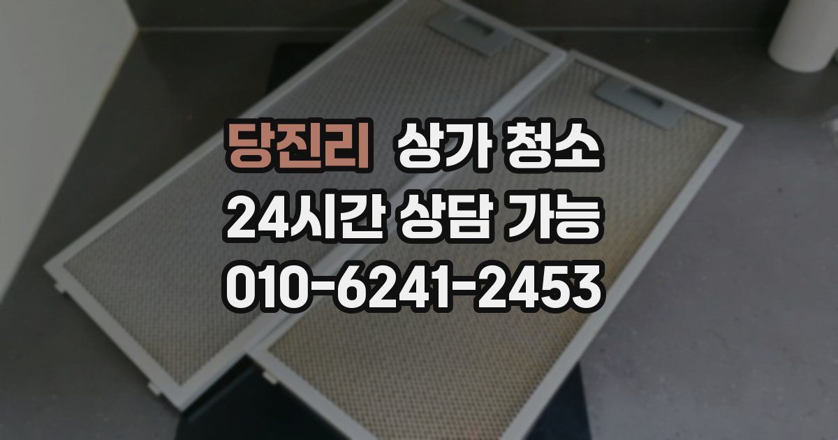 당진리 상가 청소