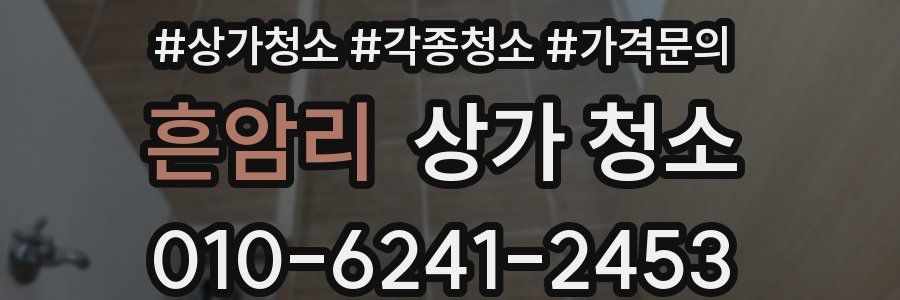 흔암리 상가 청소