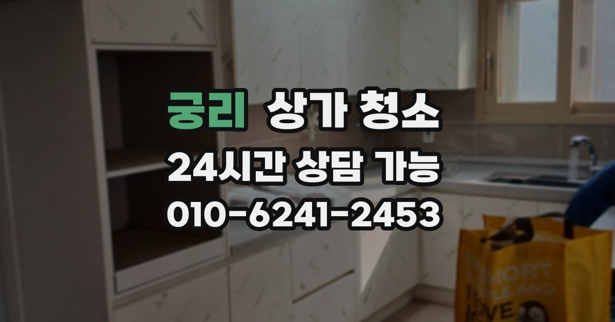궁리 상가 청소