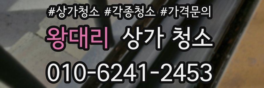 왕대리 상가 청소