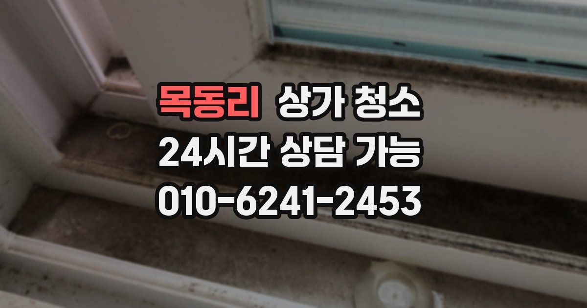 목동리 상가 청소