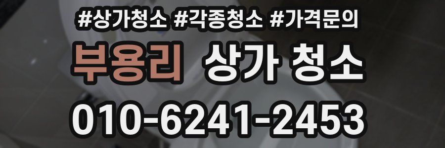 부용리 상가 청소
