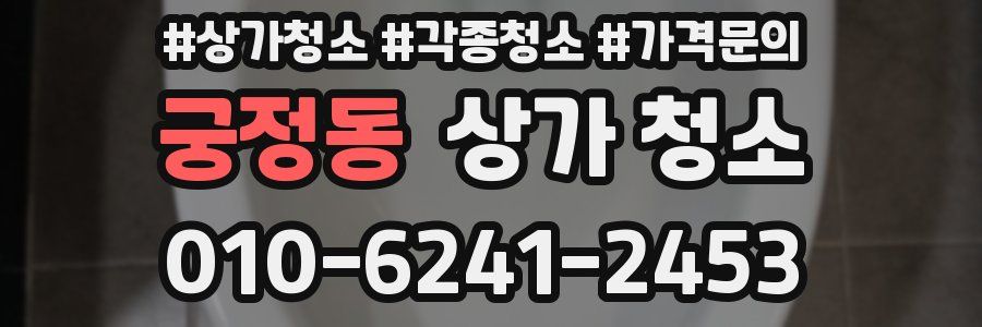 궁정동 상가 청소