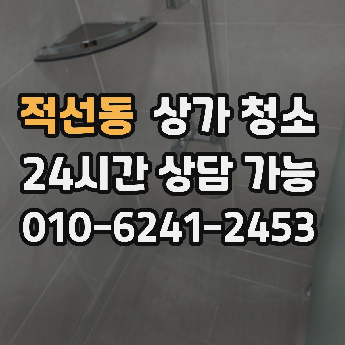 적선동 상가 청소