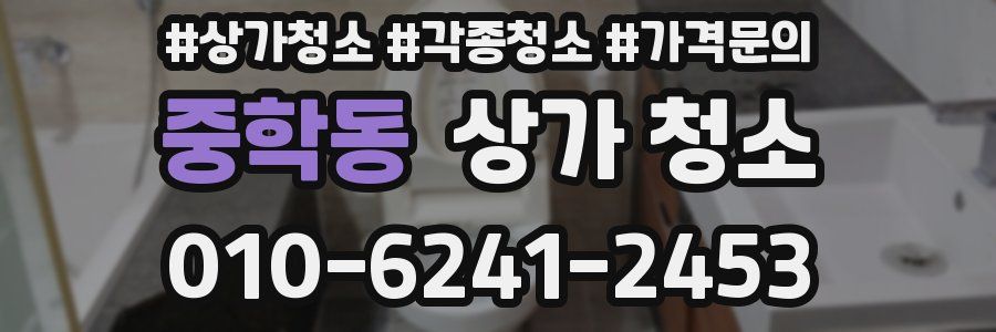 중학동 상가 청소