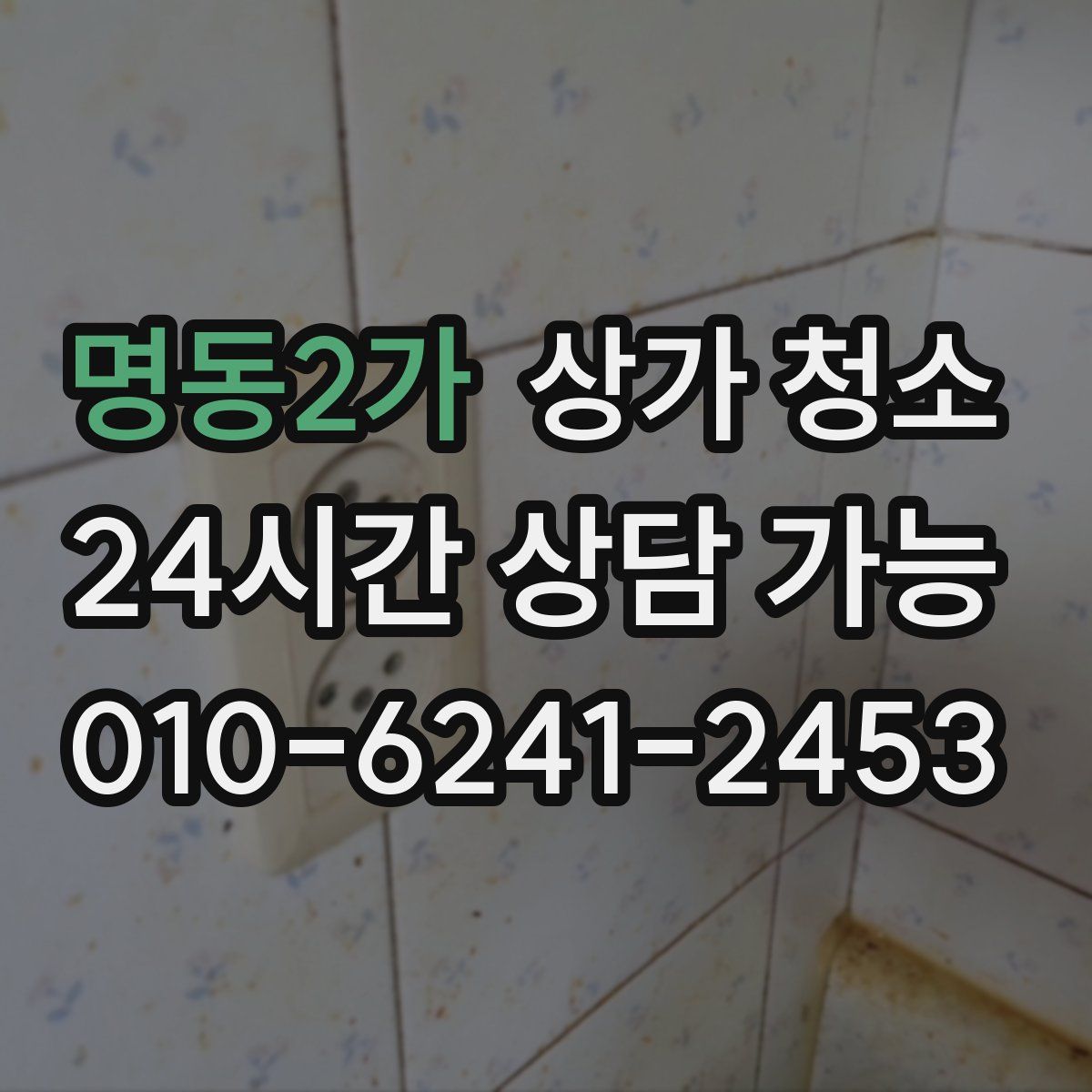 명동2가 상가 청소