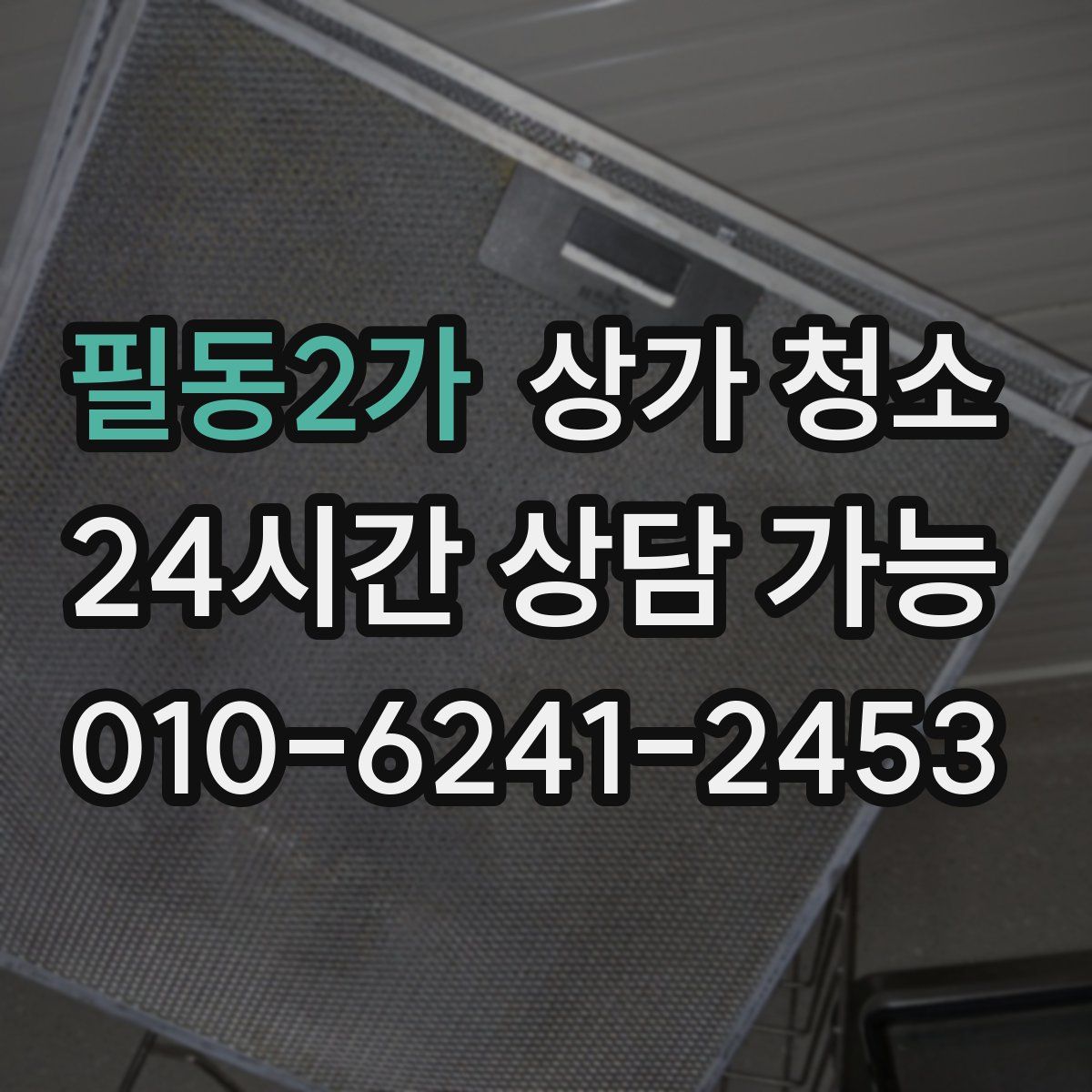 필동2가 상가 청소