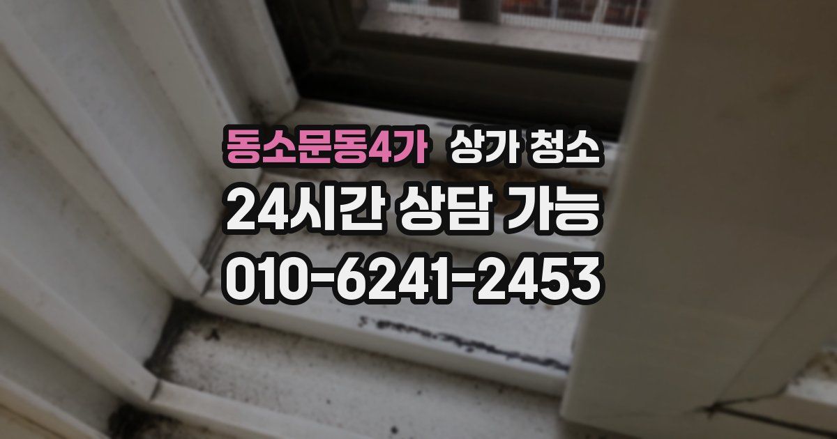 동소문동4가 상가 청소