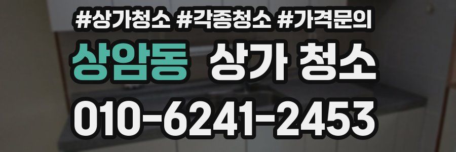 상암동 상가 청소