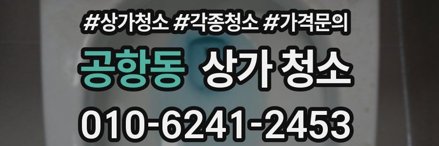 공항동 상가 청소