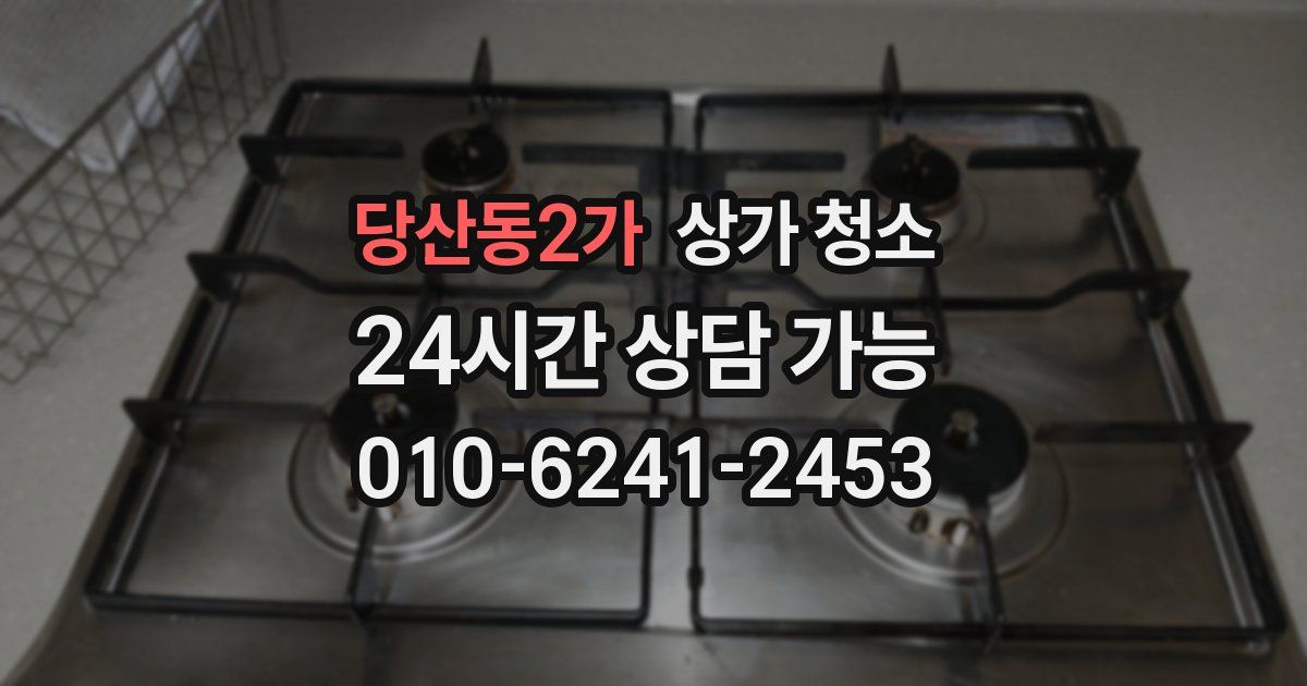 당산동2가 상가 청소