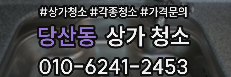 당산동 상가 청소