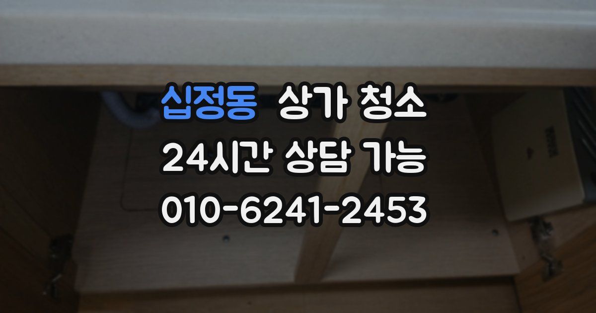십정동 상가 청소