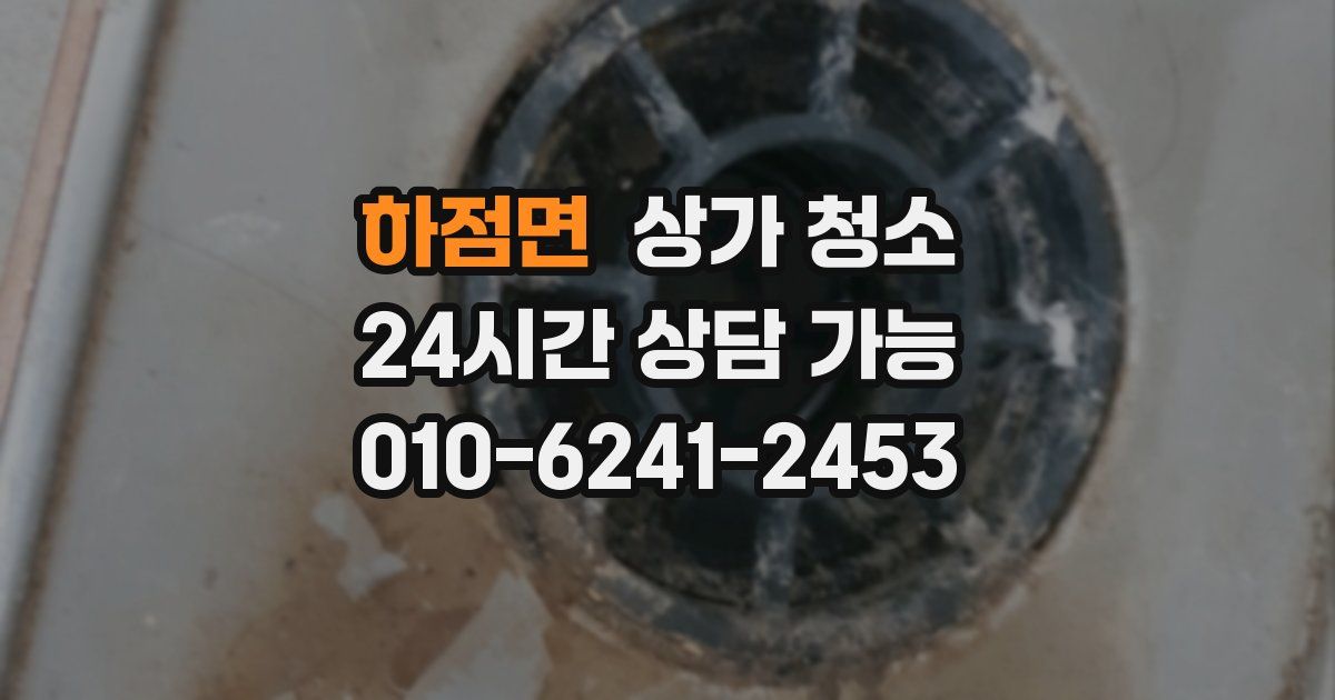 하점면 상가 청소