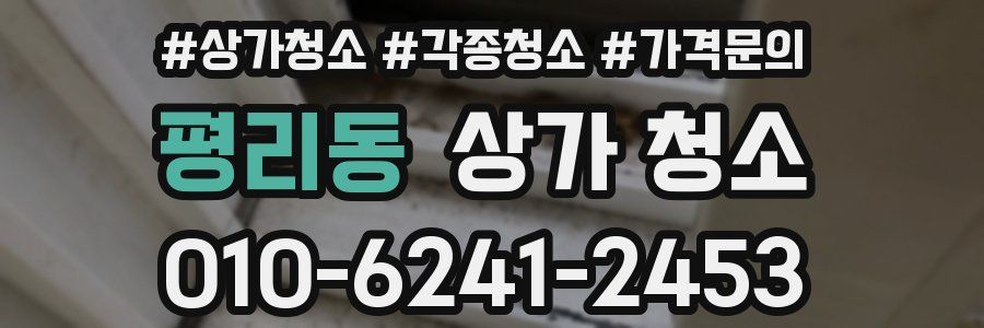 평리동 상가 청소