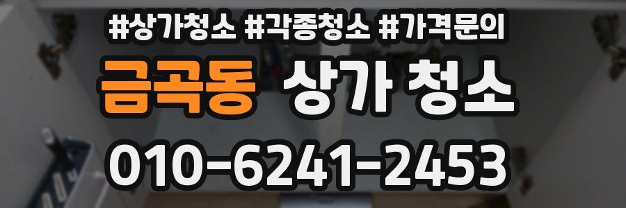 금곡동 상가 청소
