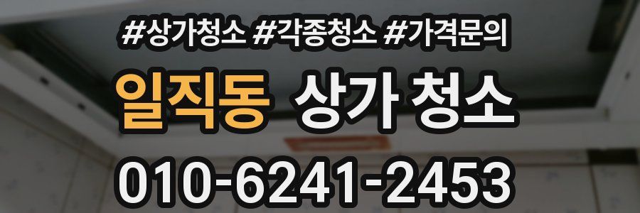 일직동 상가 청소