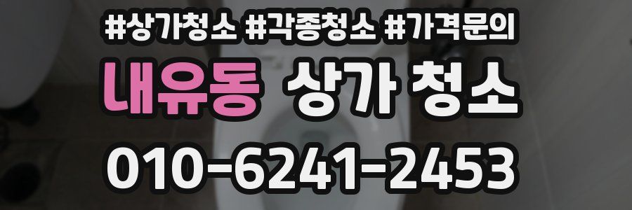 내유동 상가 청소