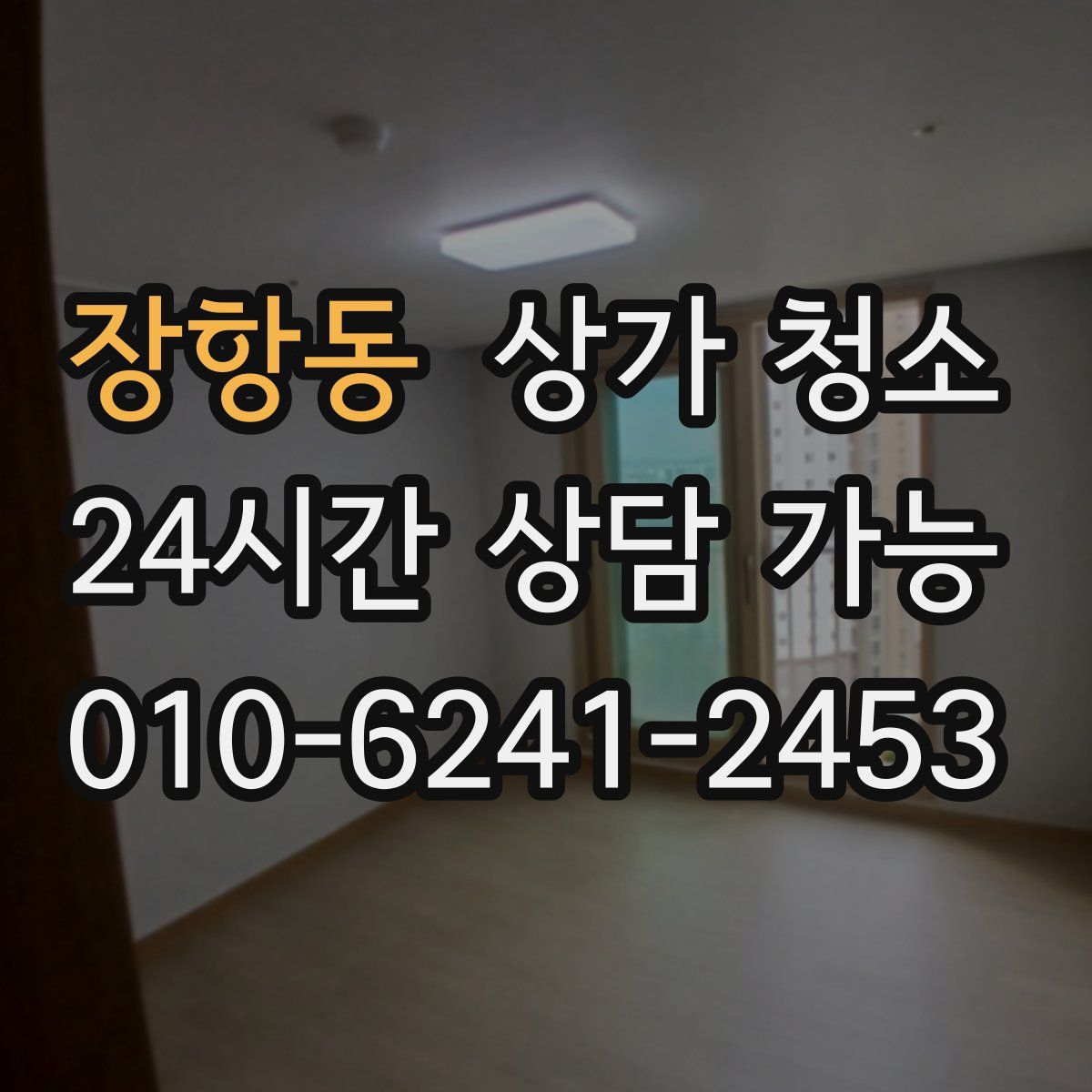 장항동 상가 청소
