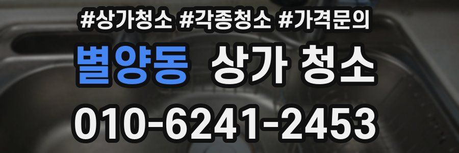 별양동 상가 청소