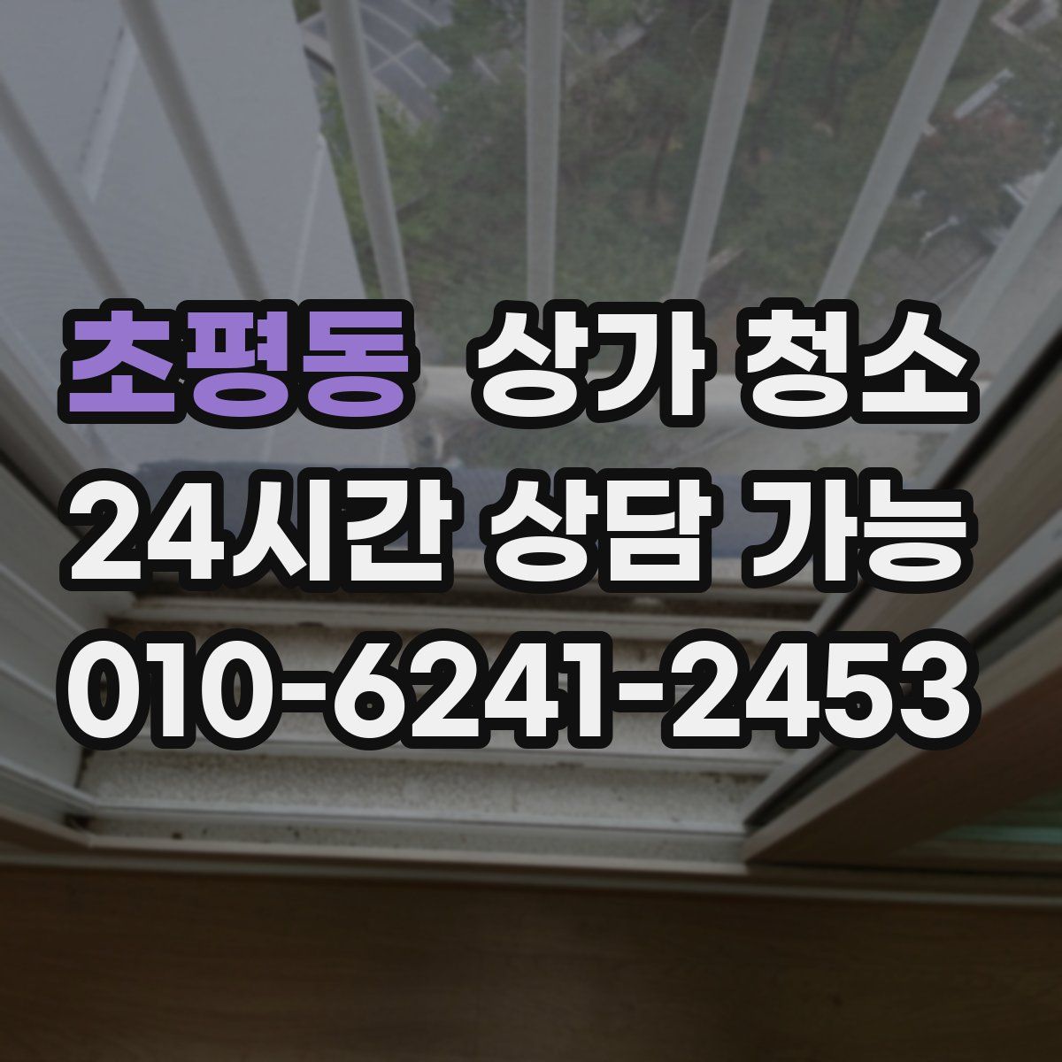 초평동 상가 청소