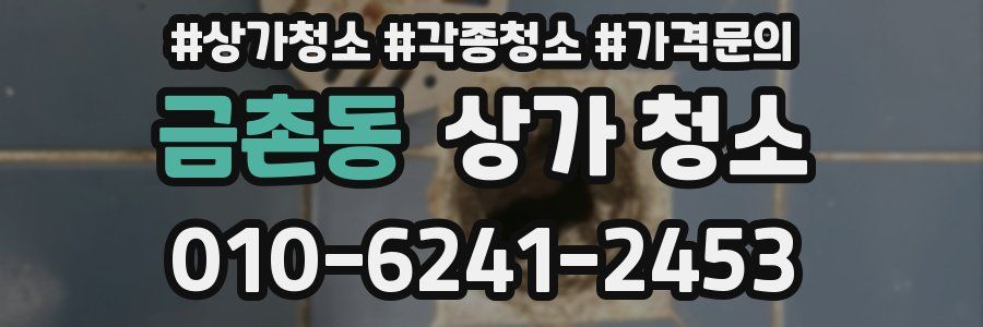 금촌동 상가 청소