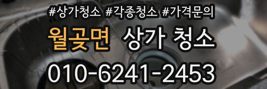 월곶면 상가 청소