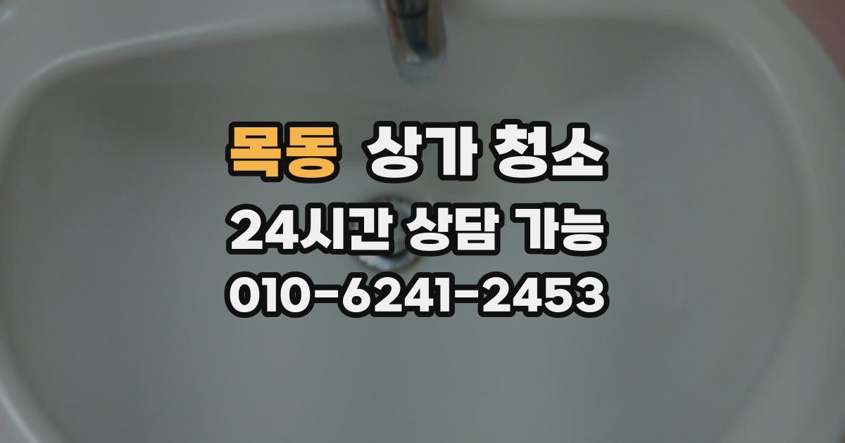 목동 상가 청소