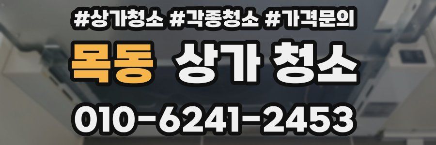목동 상가 청소