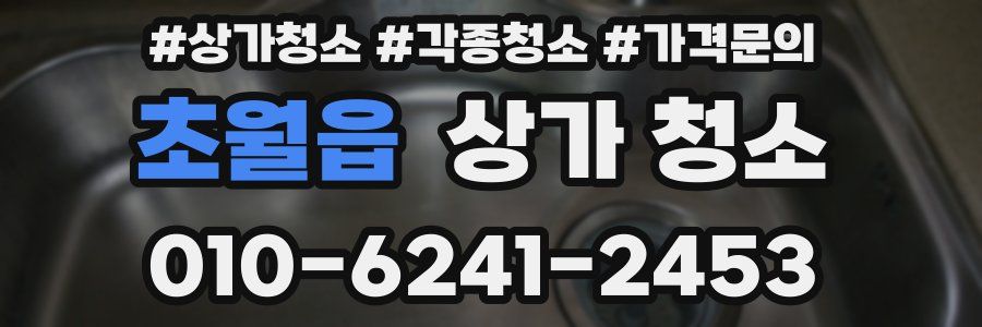 초월읍 상가 청소
