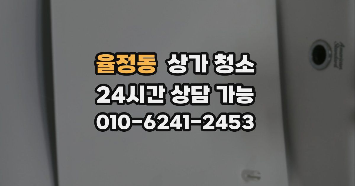 율정동 상가 청소