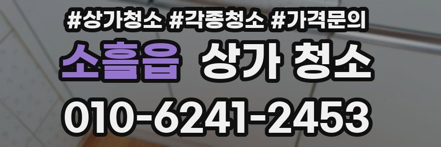 소흘읍 상가 청소