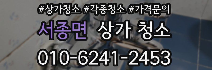 서종면 상가 청소