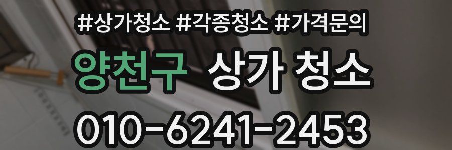 양천구 상가 청소