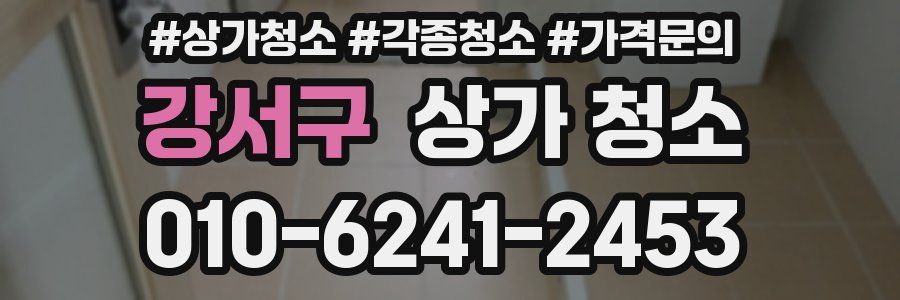 강서구 상가 청소