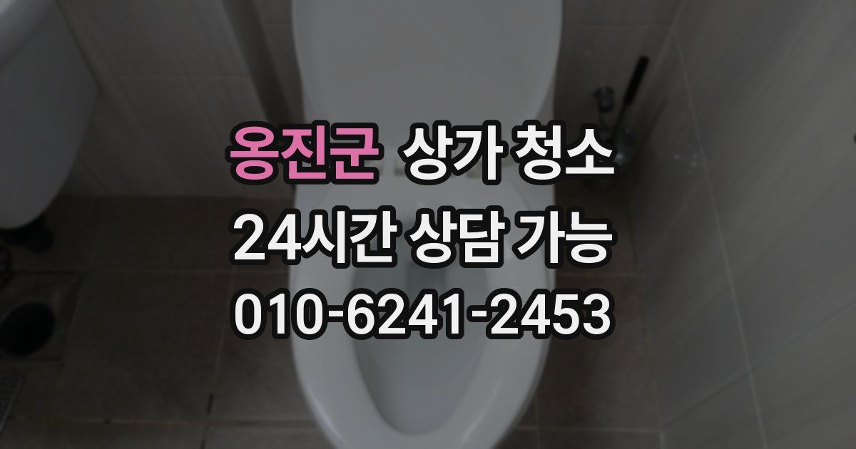옹진군 상가 청소