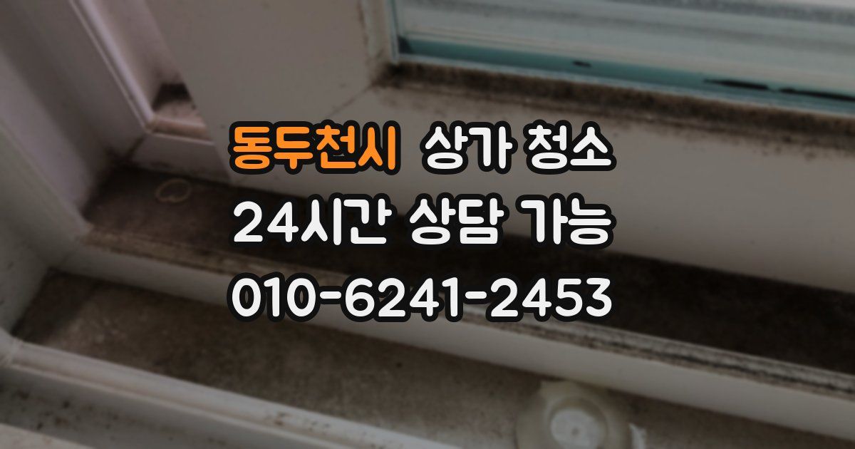 동두천시 상가 청소