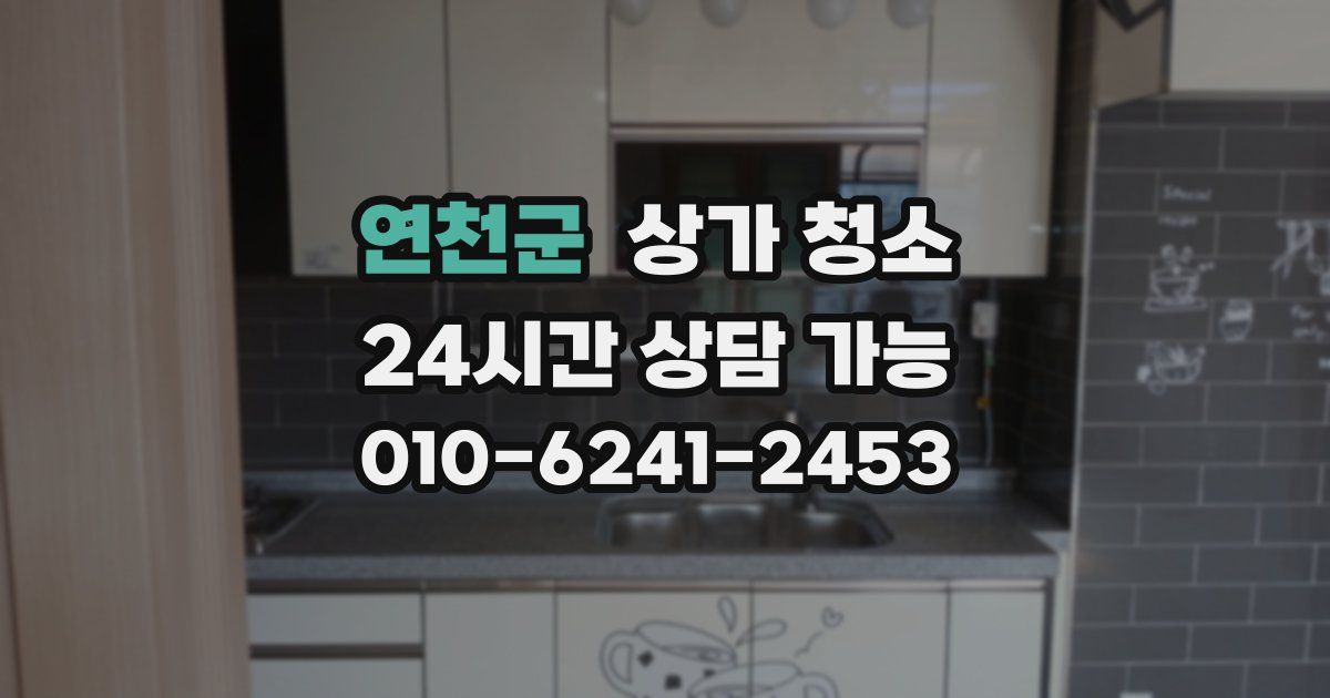 연천군 상가 청소