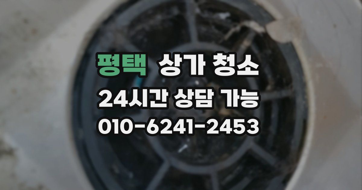 평택 상가 청소