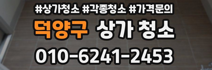 덕양구 상가 청소