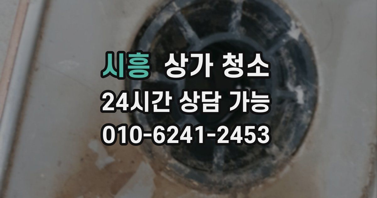 시흥 상가 청소