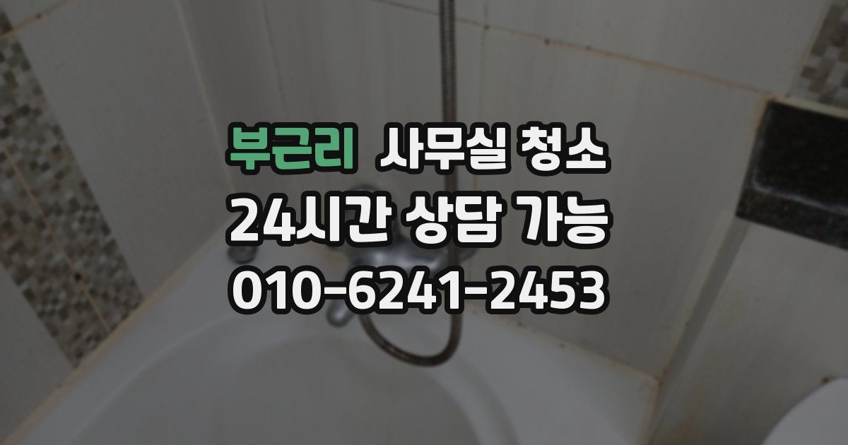 부근리 사무실 청소