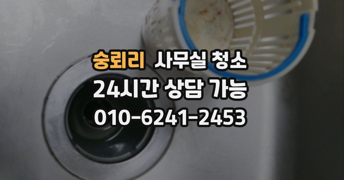 숭뢰리 사무실 청소