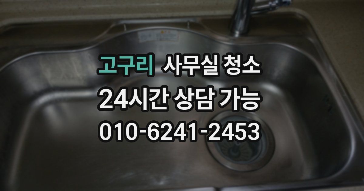 고구리 사무실 청소
