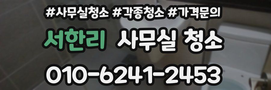 서한리 사무실 청소